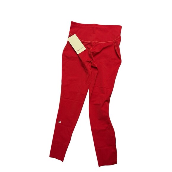 Lululemon Women’s Base Pace HR Tight Legging 25” DKRD Dark Red Sz 8 $98 New - Picture 1 of 4